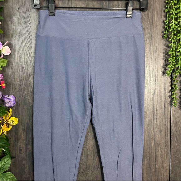 🌸5/$25🌸LulaRoe Slate Blue Stretchy Full Length Leggings One Size - Picture 5 of 16